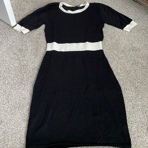 Forever 21 Black and White Sweater Dress